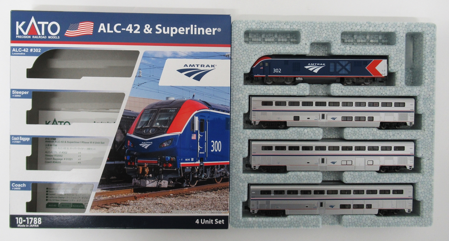 公式]鉄道模型(10-1788アムトラック ALC-42＆スーパーライナー 4両 