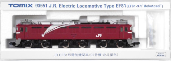公式]鉄道模型(93551トミックスワールド大宮限定品 JR EF81形電気機関 