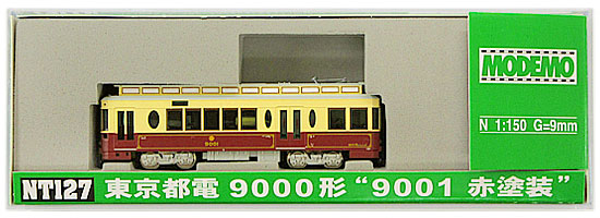 公式]鉄道模型(NT127東京都電 9000形 “9001 赤塗装” (M車))商品詳細 