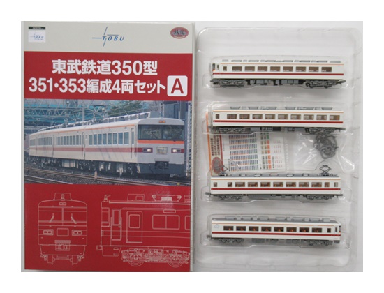 公式]鉄道模型((K548-K551) 鉄道コレクション 東武鉄道350型351・353